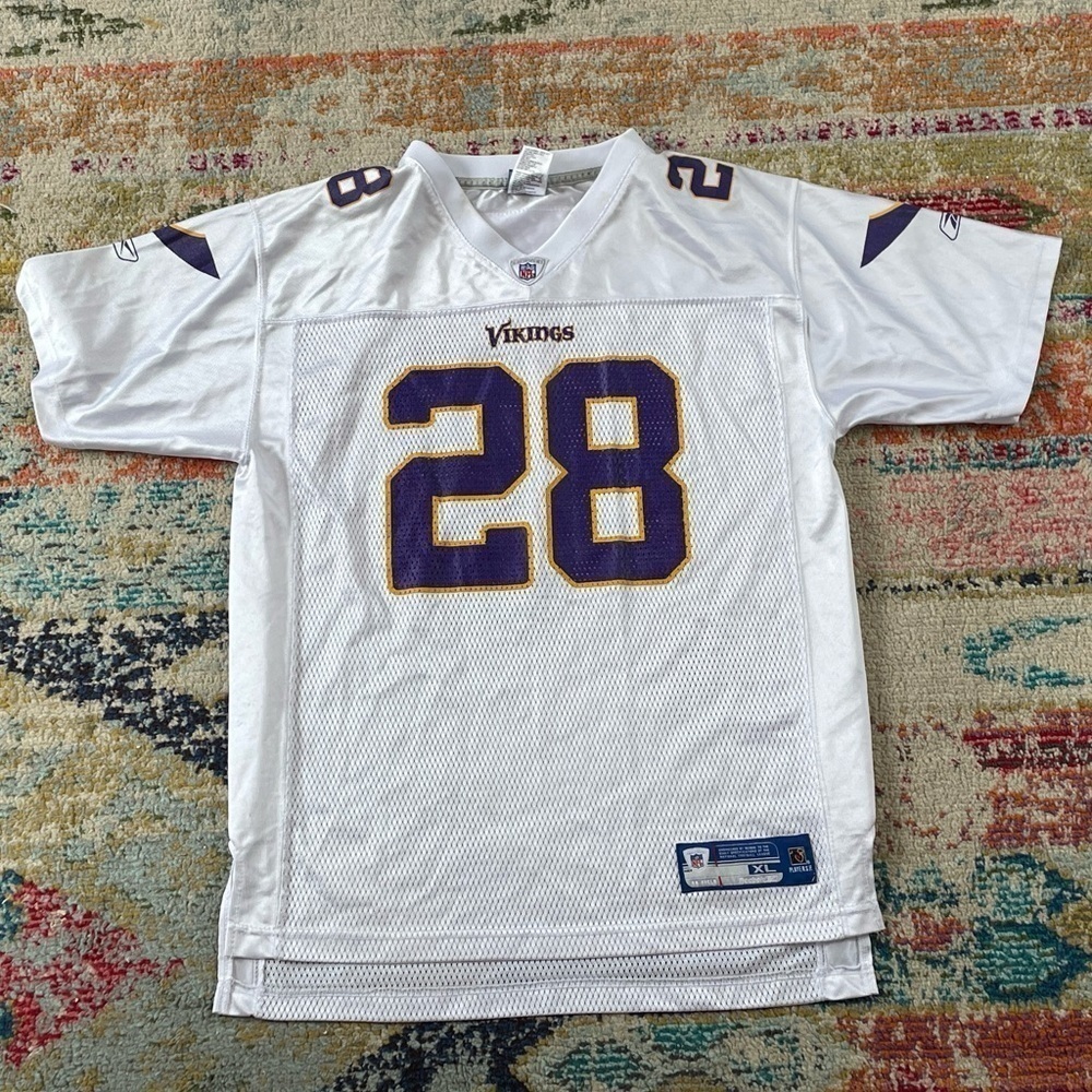 Kids Boys Adrian Peterson Minnesota Vikings NFL Football Reebok Jersey
